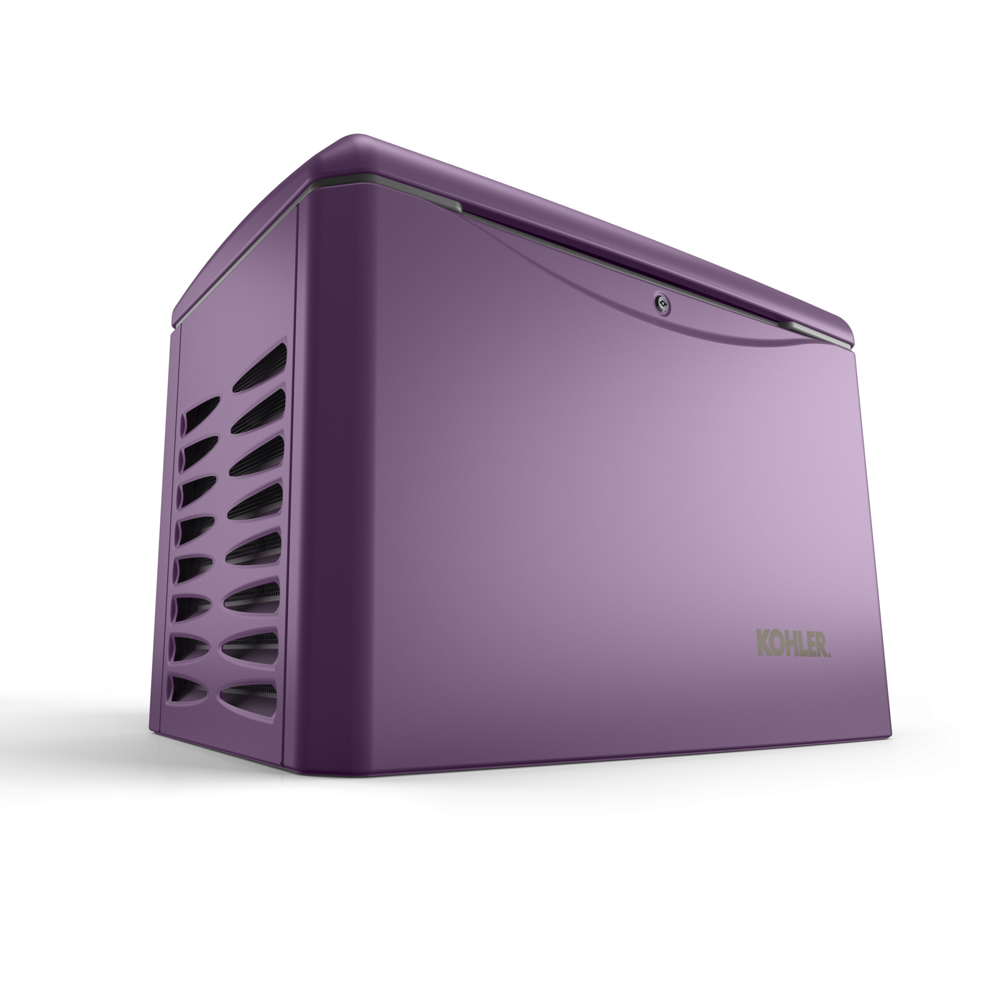 Kohler Standby Generator - 14kW, Royal Plum, 12kW NG, V-Twin Engine, Model# 14RCA-QS209